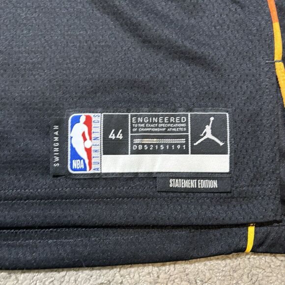 Jordan Devin Booker Phoenix Suns Black PHX Jersey Men’s M 44 Swingman NBA New!! - Picture 3 of 10